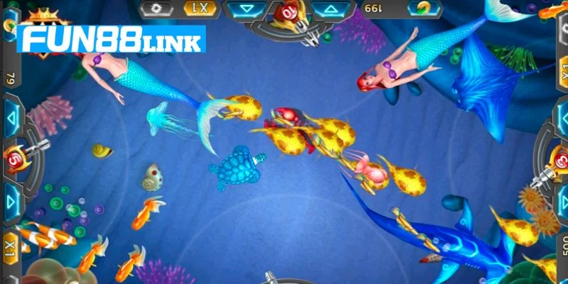Tham gia chơi bắn cá ăn tiền tại Fun88 đơn giản, dễ dàng.